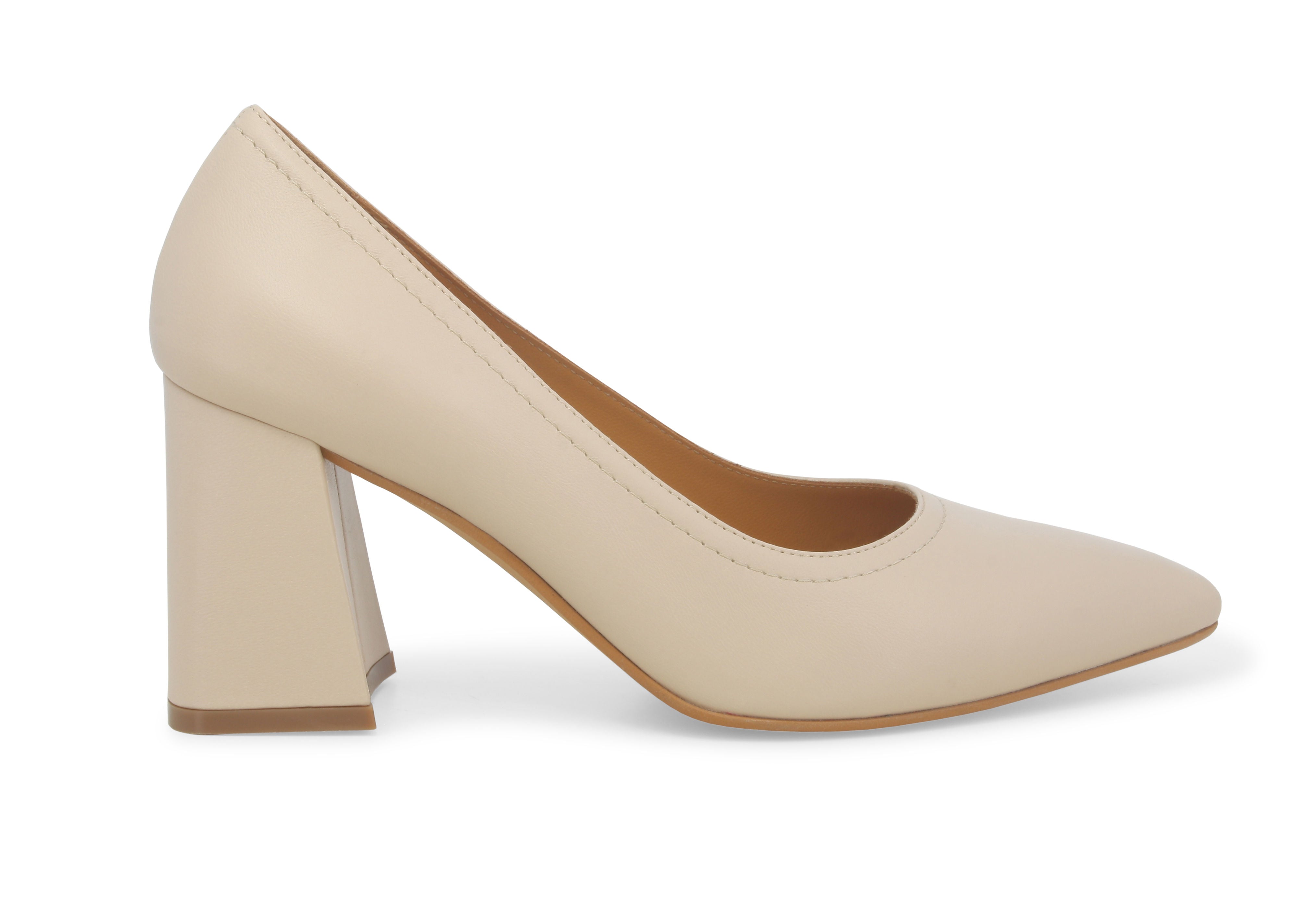 Erika 80 Leather Block Heel